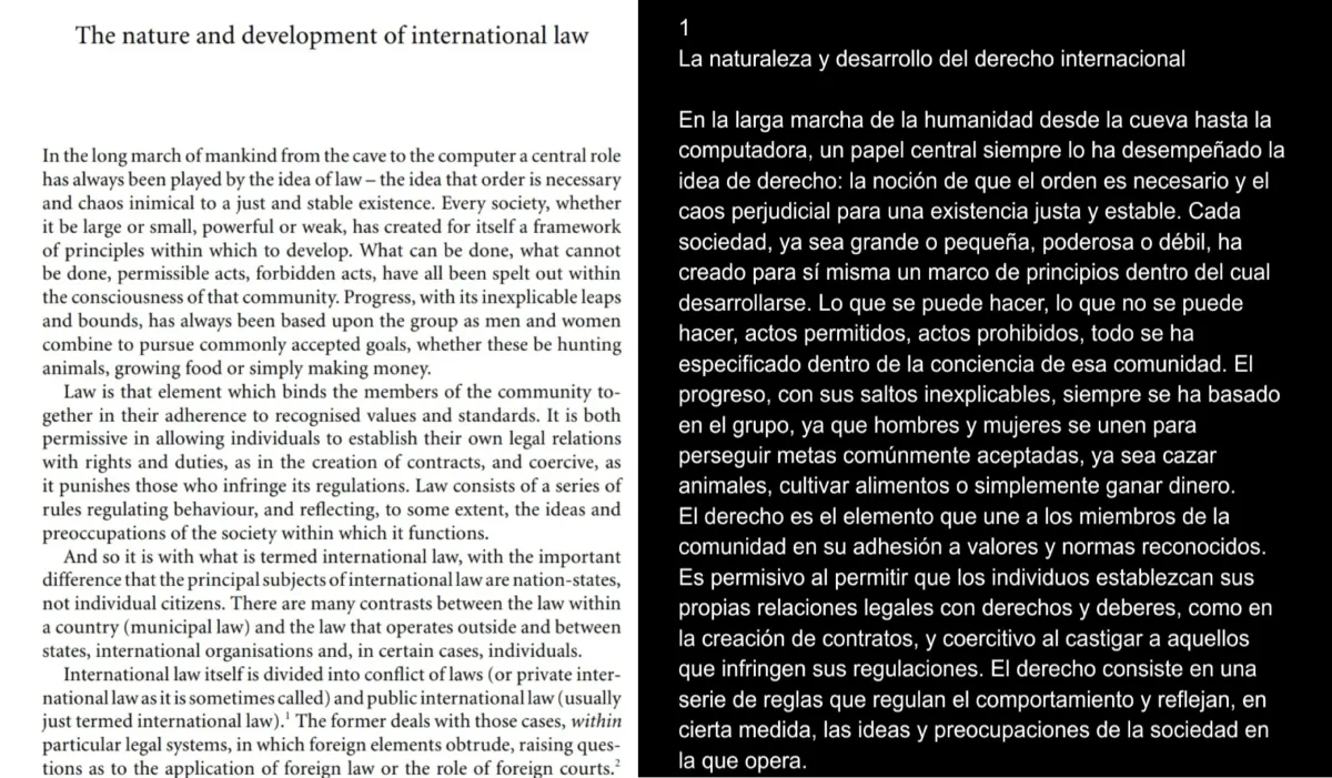 Traducciones 
