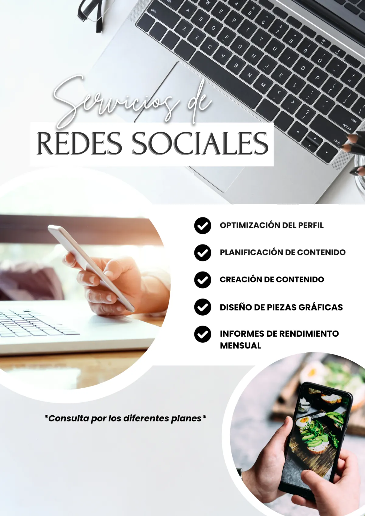 Creación de contenidos y diseño de piezas gráficas.