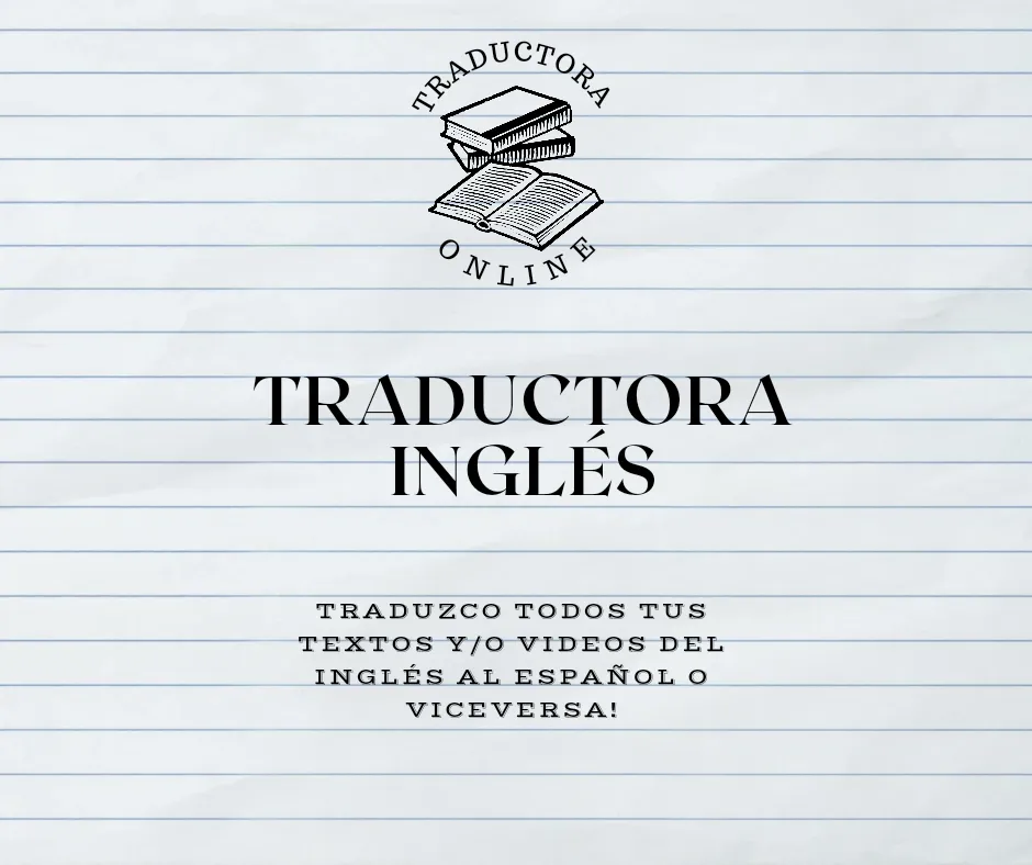 Te traduzco textos y/o videos de inglés a español o viceversa!