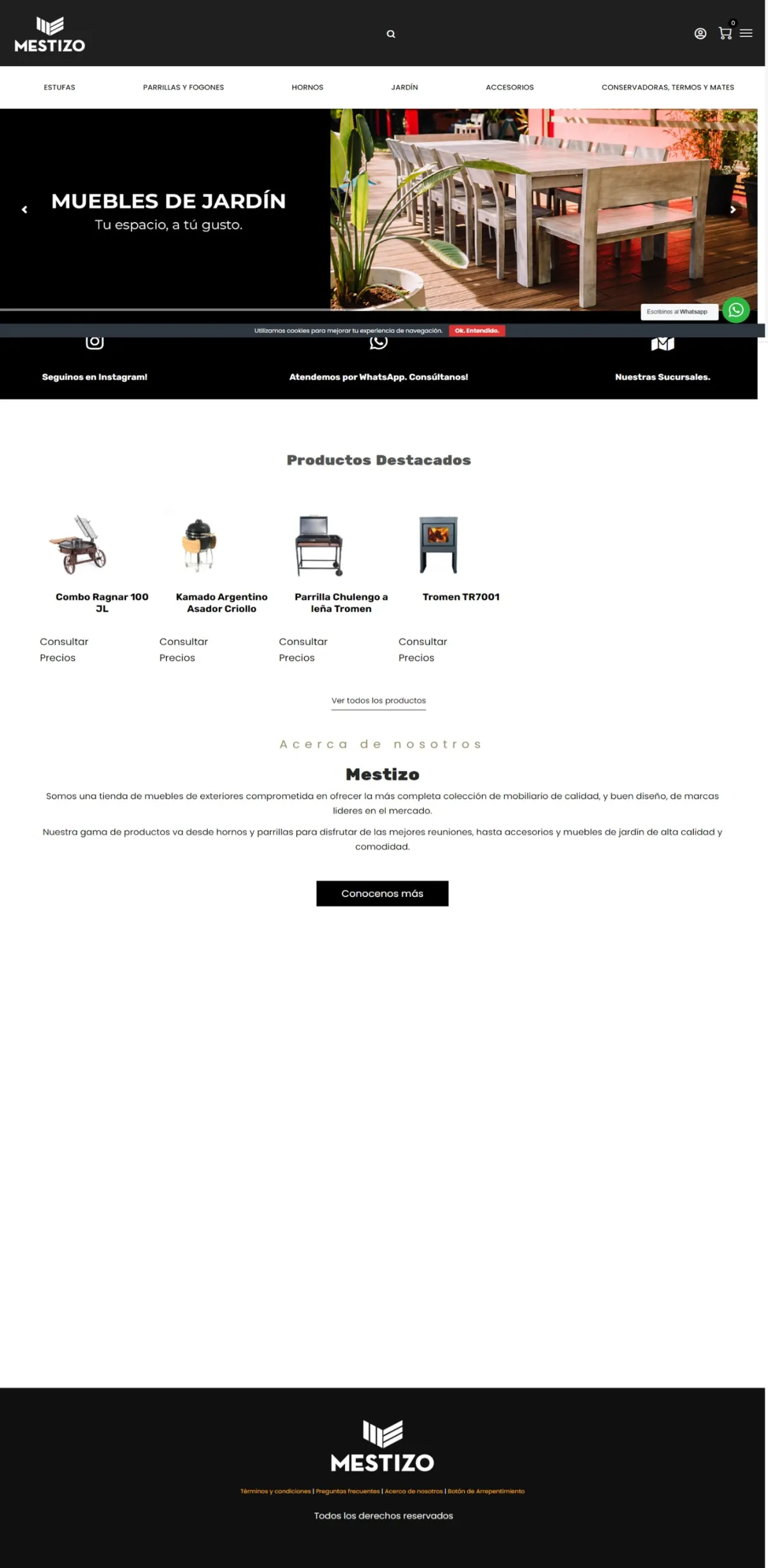 Sitio web responsive para tienda online o uso personal en Wordpress