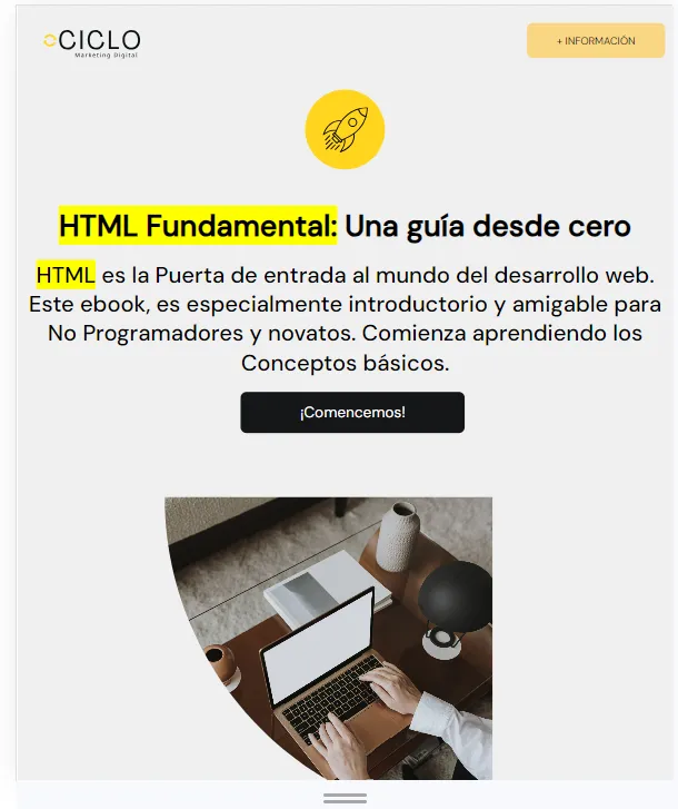 Creo tu Landing Page desde cero