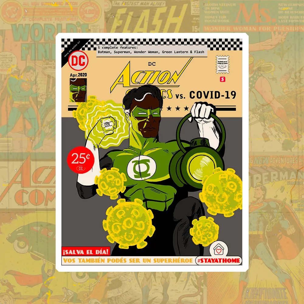 Ilustraré visuales estilo comic retro para tu proyecto