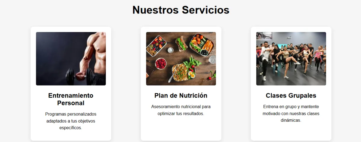 Pagina web estilo "ONE PAGE"