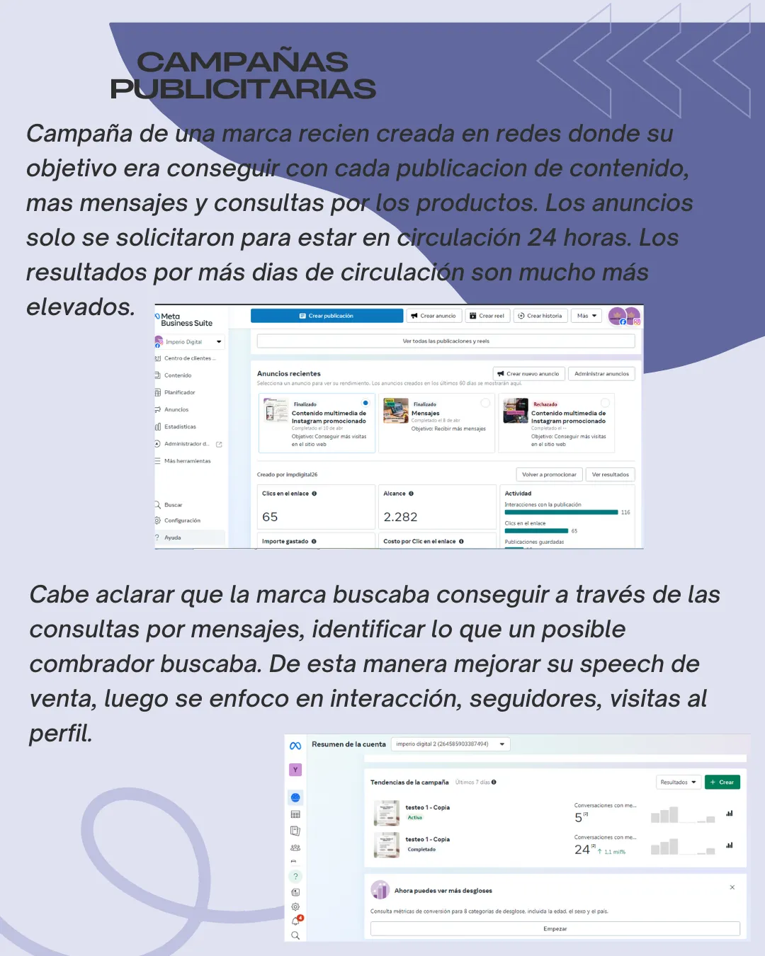 Publicidad para redes y sitios web