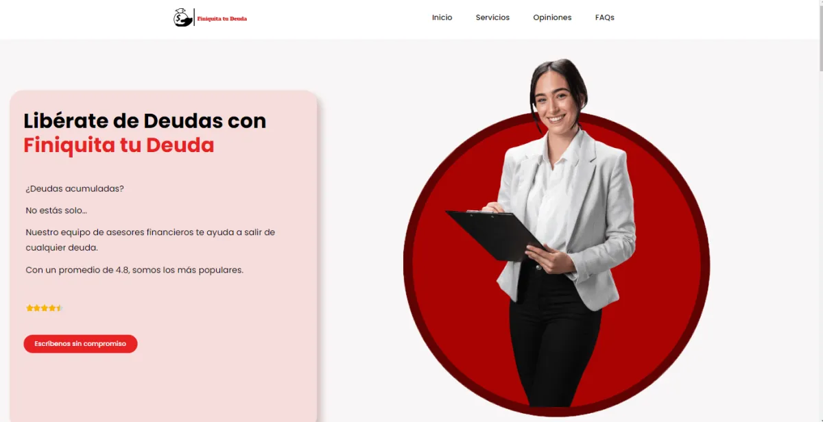 Diseño web Wordpress landing Page