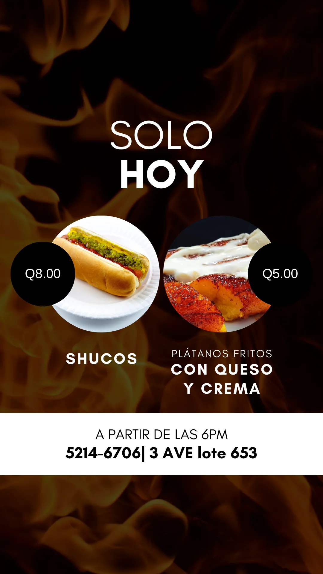Puedo diseñarte un menú para una comida, invitación a un evento o promoción de tu producto/empresa