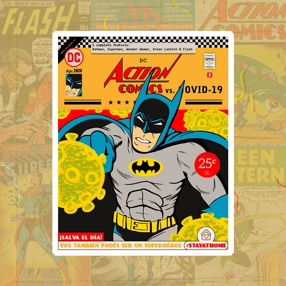 Ilustraré visuales estilo comic retro para tu proyecto