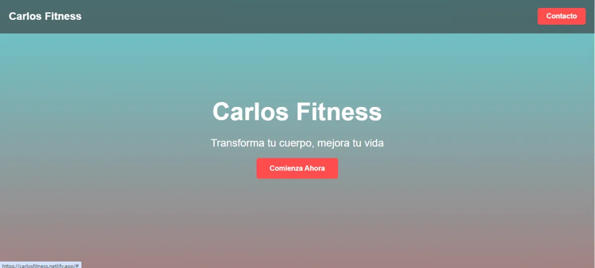 Pagina web estilo "ONE PAGE"
