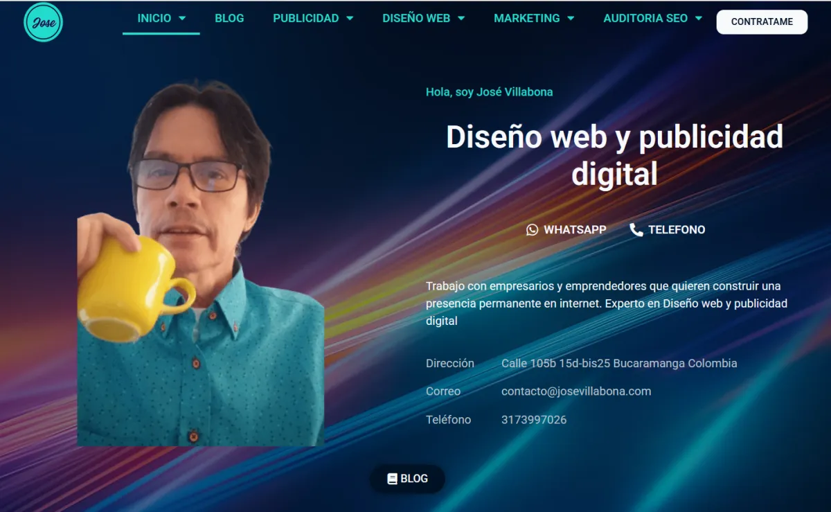 Diseño de sitios web con WP y Elementor