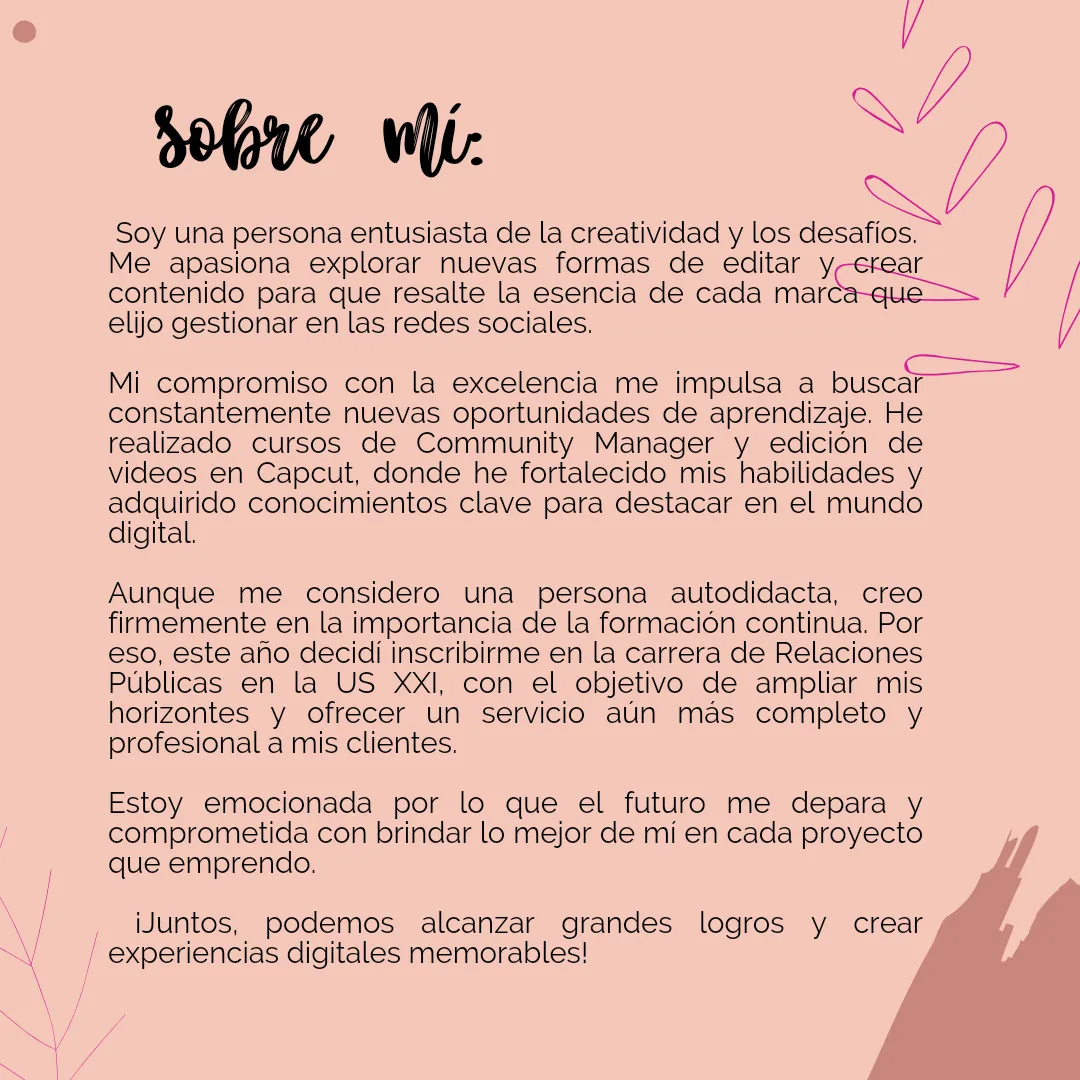 Creación de contenido para RRSS - edición de vídeo - edición de fotografías- ideas de contenido. 