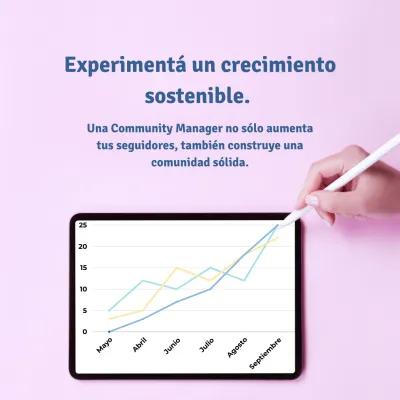 Gestión de tus redes sociales, experta en crecimiento orgánico.