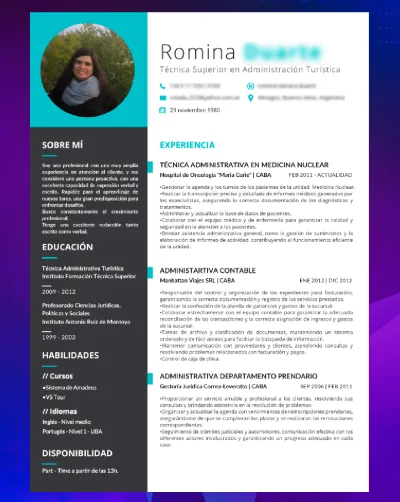 CV profesional - Curriculum vitae