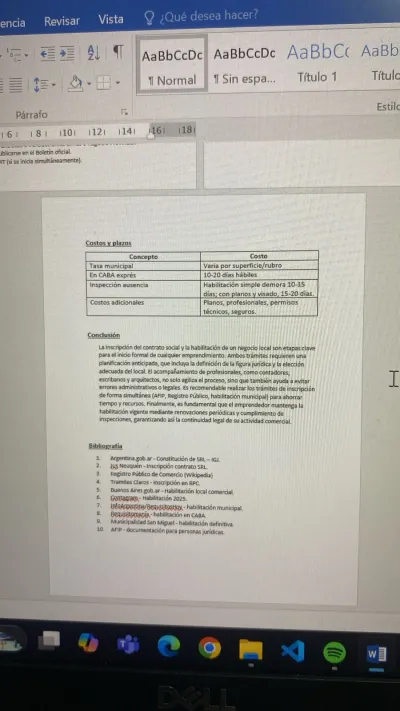 Entrada de datos en Excel, análisis de datos, envió de correos, redaccion de textos en Word.