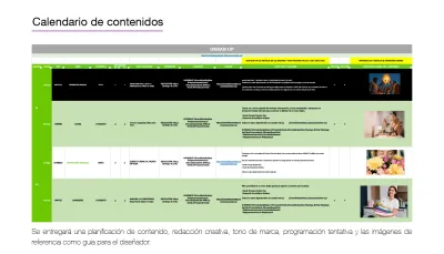 creación de contenido en RRSSS de Facebook e Instagram