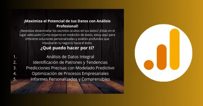 Maximiza el Potencial de tus Datos con Análisis Profesional en Analytics
