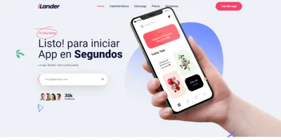 Diseño web Wordpress landing Page