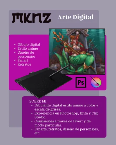 Ilustraciones digitales.