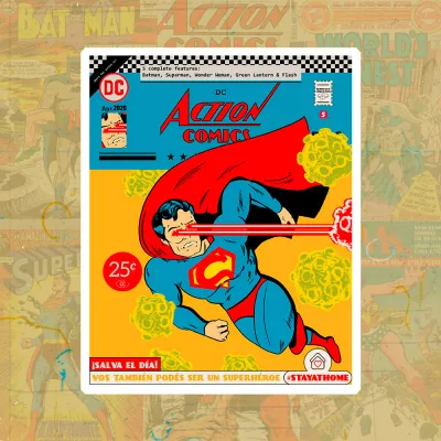 Ilustraré visuales estilo comic retro para tu proyecto