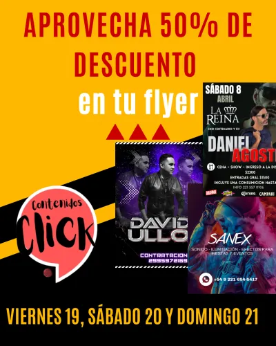 Diseño gráfico para redes sociales. Flyer y videos!!!