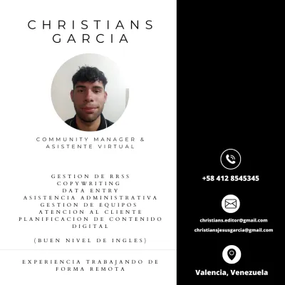 Sere tu Asistente Virtual y el Gestor de tus RRSS 