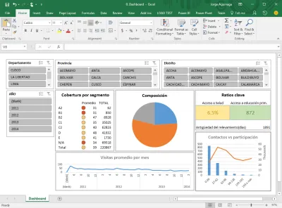 Reportes y controles en Excel.